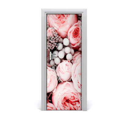 Self-adhesive door sticker Bouquet of flowers