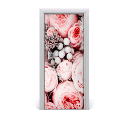 Self-adhesive door sticker Bouquet of flowers