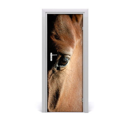 Self-adhesive door sticker Wall horse