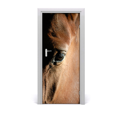 Self-adhesive door sticker Wall horse