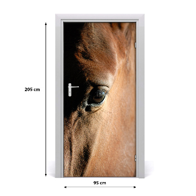 Self-adhesive door sticker Wall horse