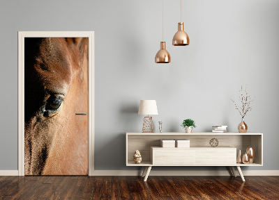 Self-adhesive door sticker Wall horse