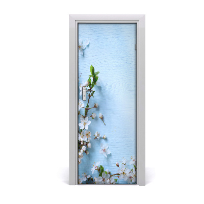 Self-adhesive door sticker Cherry blossoms