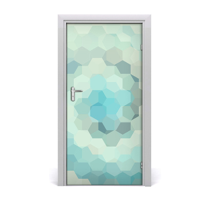 Self-adhesive door sticker Abstraction background