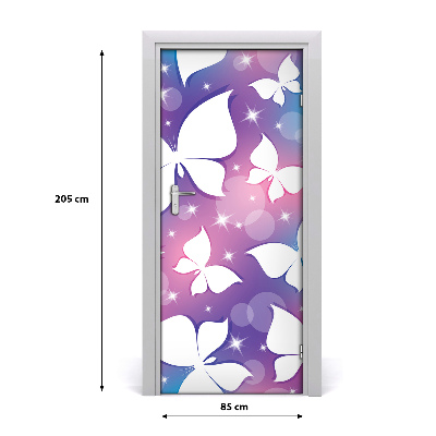 Self-adhesive door sticker Wall butterflies