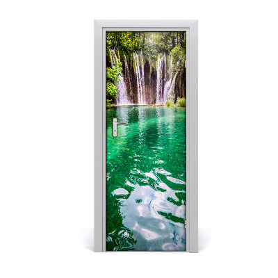 Door wallpaper Plitvice lakes