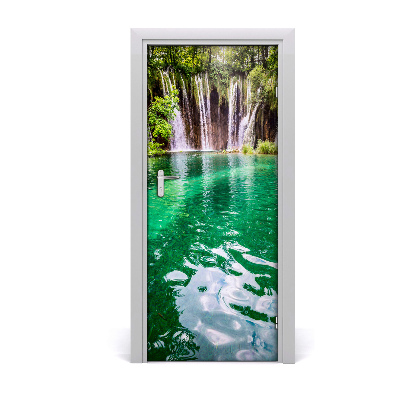 Door wallpaper Plitvice lakes