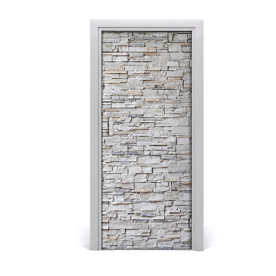 Door wallpaper A stone wall