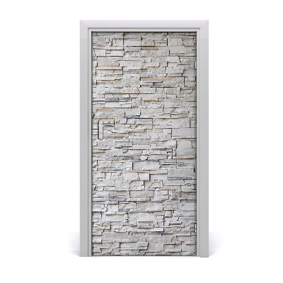 Door wallpaper A stone wall