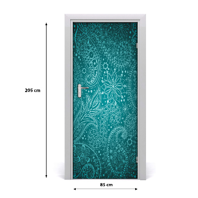 Door wallpaper For home ornaments