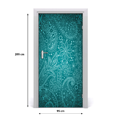 Door wallpaper For home ornaments