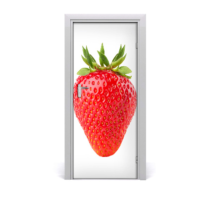 Self-adhesive door sticker Strawberry