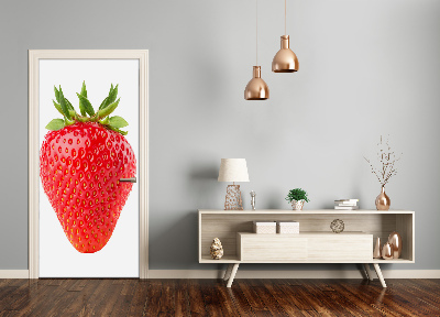 Self-adhesive door sticker Strawberry