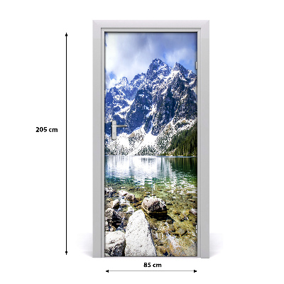 Door wallpaper Sea-eye tatras