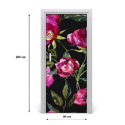 Self-adhesive door wallpaper Maki