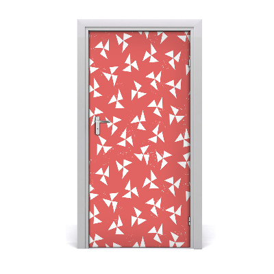 Door wallpaper Geometric background