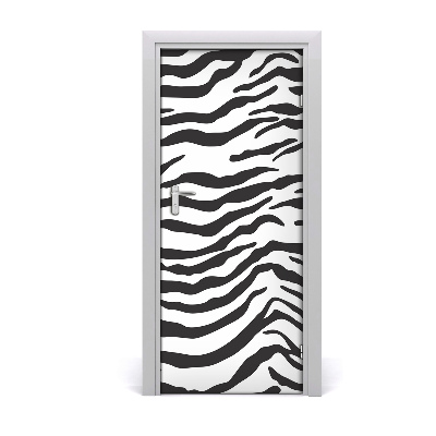 Door wallpaper For home zebra background