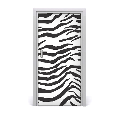 Door wallpaper For home zebra background