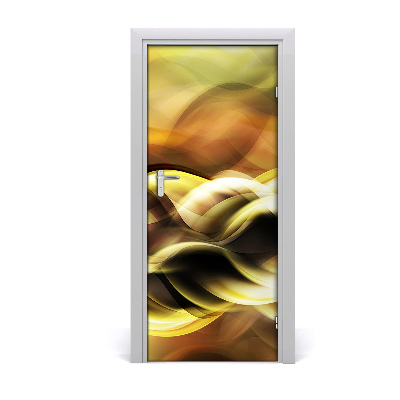 Self-adhesive door sticker Golden light