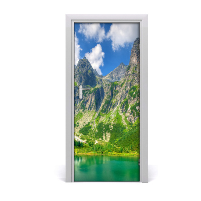 Door wallpaper Lake in the mountains