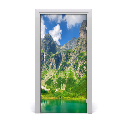 Door wallpaper Lake in the mountains