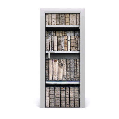 Door wallpaper Bookshelf