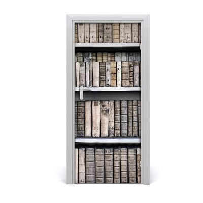 Door wallpaper Bookshelf