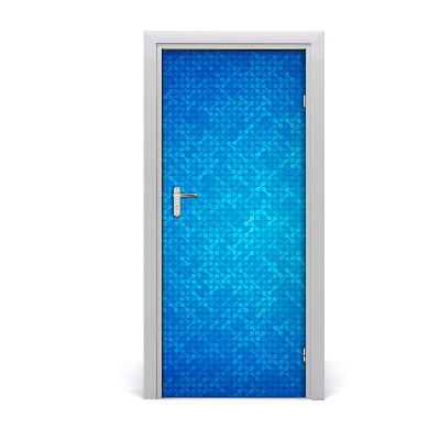 Self-adhesive door sticker Abstract background