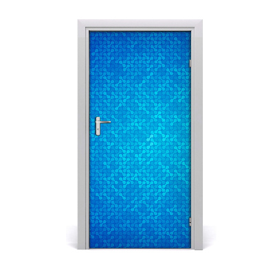 Self-adhesive door sticker Abstract background