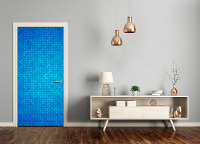 Self-adhesive door sticker Abstract background