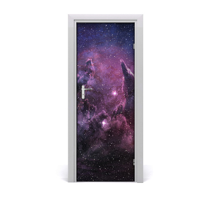 Self-adhesive door wallpaper Nebula