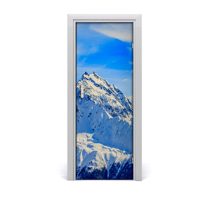 Door wallpaper Landscapes of the mountains in the winter