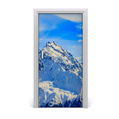 Door wallpaper Landscapes of the mountains in the winter