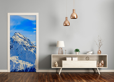 Door wallpaper Landscapes of the mountains in the winter