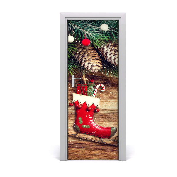 Self-adhesive door sticker Christmas decorations