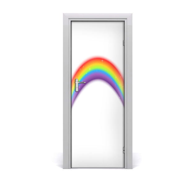 Self-adhesive door sticker Wall rainbow