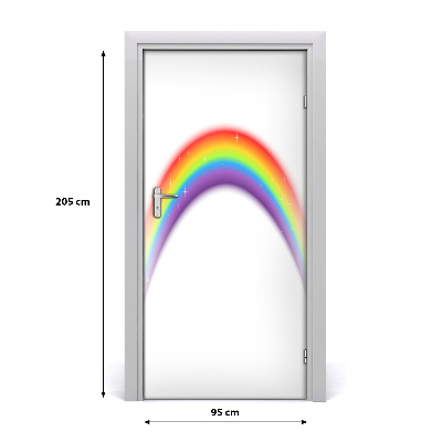 Self-adhesive door sticker Wall rainbow