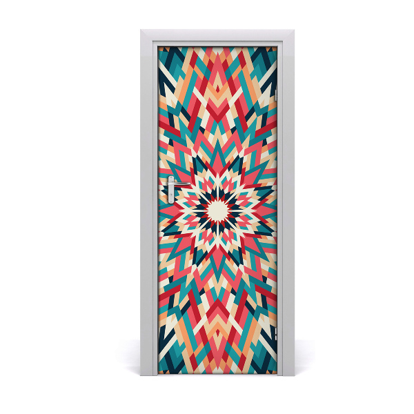 Self-adhesive door sticker Wall kaleidoscope