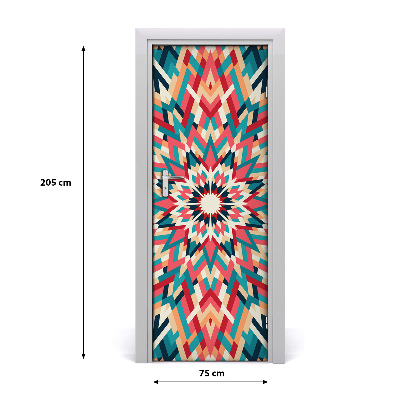 Self-adhesive door sticker Wall kaleidoscope