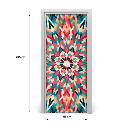 Self-adhesive door sticker Wall kaleidoscope