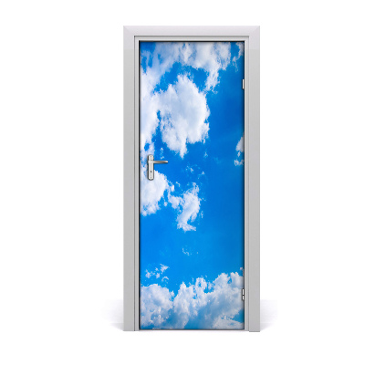 Door wallpaper Clouds in the sky