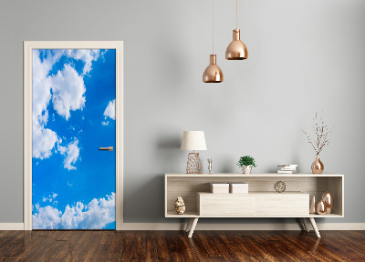 Door wallpaper Clouds in the sky