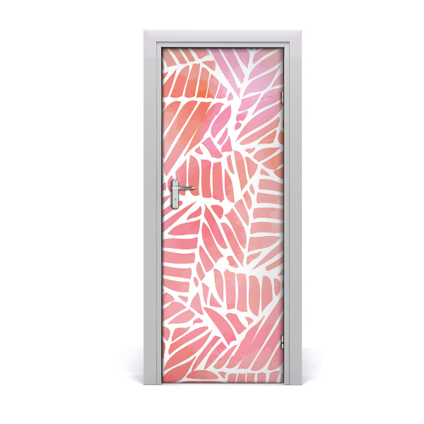 Door wallpaper Abstract pattern