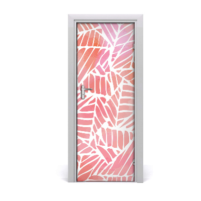 Door wallpaper Abstract pattern