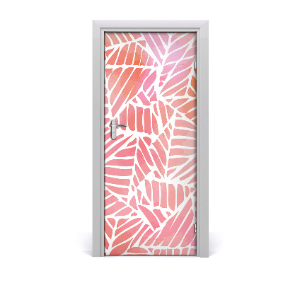 Door wallpaper Abstract pattern