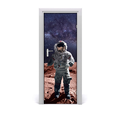 Self-adhesive door wallpaper Astronaut