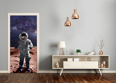 Self-adhesive door wallpaper Astronaut