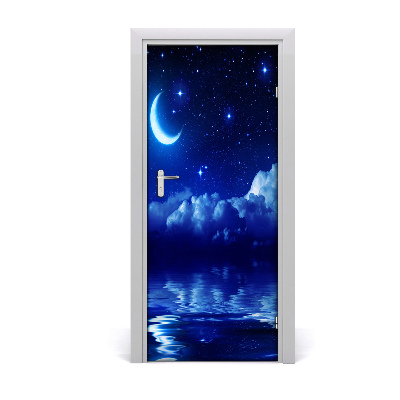 Self-adhesive door wallpaper Sky at night