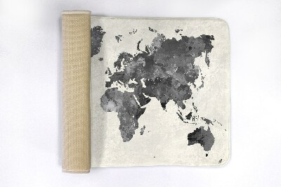 Bathmat World map