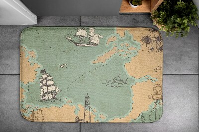 Bathmat Old map